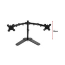 13"-27" Dual Screen Monitor Stand TV Bracket Computer Display Desk Mount Holder-11