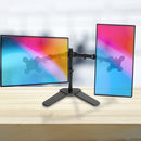 13"-27" Dual Screen Monitor Stand TV Bracket Computer Display Desk Mount Holder-2