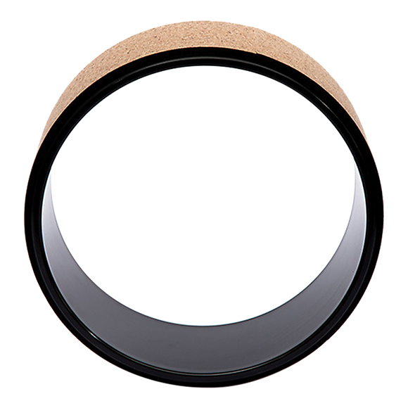 Yoga Pilates Wheel Cork Circle Prop Back Chest Hips Abdomen Stretch Roller