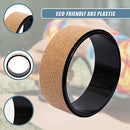 Yoga Pilates Wheel Cork Circle Prop Back Chest Hips Abdomen Stretch Roller-8
