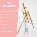 Pine Wood Easel Artist Art Display Painting Shop Tripod Stand Wedding-3