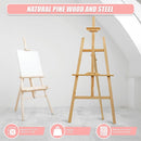 Pine Wood Easel Artist Art Display Painting Shop Tripod Stand Wedding-10