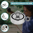 340Kg Salvage Strong Recovery Magnet Neodymium Hook Treasure Hunting Fishing-8
