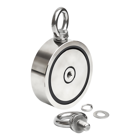 700Kg Salvage Strong Recovery Magnet Neodymium Hook Treasure Hunting Fishing