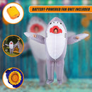 Shark Fancy Dress Fan Inflatable Costume  Suit-8