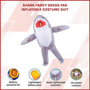 Shark Fancy Dress Fan Inflatable Costume  Suit-3