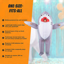 Shark Fancy Dress Fan Inflatable Costume  Suit-10