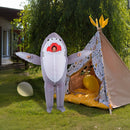 Shark Fancy Dress Fan Inflatable Costume  Suit-6