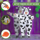 Cow Fancy Dress Fan Inflatable Costume Suit-7