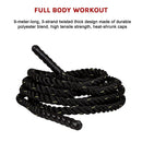 Battle Rope Dia 3.8cm x 9M length Poly Exercise Workout Strength Training-9