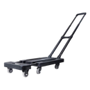 Foldable Hand Flatbed Trolley Cart 6 x 360 Degree Rotating Wheels with Maximum Load 200Kg-1