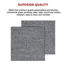5m2 Box of Premium Carpet Tiles Commercial Domestic Office Heavy Use Flooring Grey-10