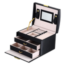 Jewellery Storage Box Girls Rings Necklaces Display Organiser Storage Case-1