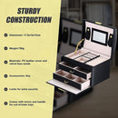 Jewellery Storage Box Girls Rings Necklaces Display Organiser Storage Case-10