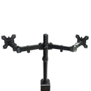 Dual LCD Monitor Desk Mount Stand Adjustable Fits 2 Screens Up To 27"-1