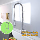 Basin Mixer Pull-Out Kitchen Tap Faucet Laundry Sink-5