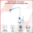 Basin Mixer Tap Faucet - Kitchen Laundry Bathroom Sink-3