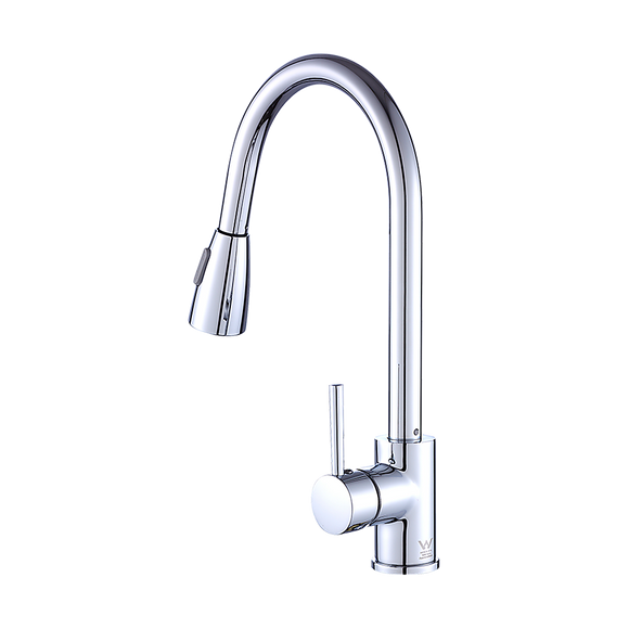 Basin Mixer Pull-Down Tap Faucet -Kitchen Laundry Bathroom Sink