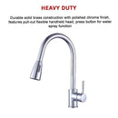 Basin Mixer Pull-Down Tap Faucet -Kitchen Laundry Bathroom Sink-12