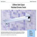 228mm Bath Spout Polished Chrome Finish-10