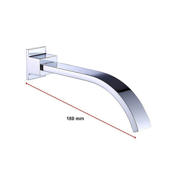 180mm Bath Spout Polished Chrome Finish