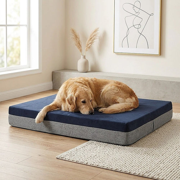 Memory Foam Dog Bed 15CM Thick Large Orthopedic Dog Pet Beds Waterproof Big