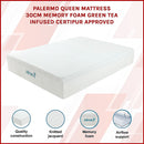 Queen 30cm Green Tea Memory Foam Mattress – Cooling Comfort with CertiPUR-US® Certified Foam-3