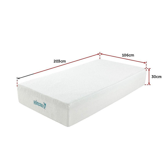 King Single 30cm Green Tea Memory Foam Mattress – Cooling Comfort with CertiPUR-US® Certified Foam