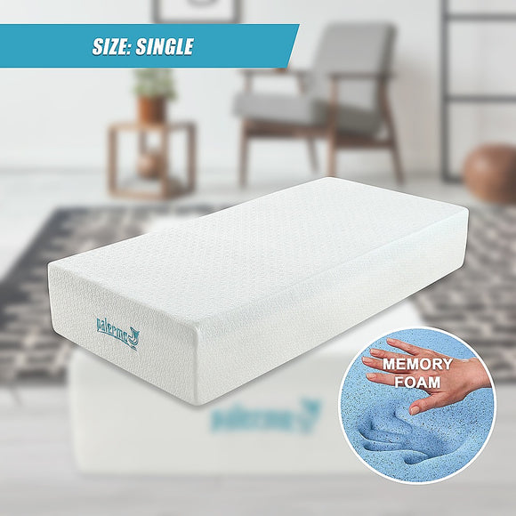 Single 30cm Green Tea Memory Foam Mattress – Cooling Comfort with CertiPUR-US® Certified Foam