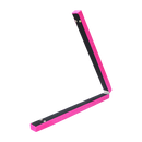 2.2m Gymnastics Folding Balance Beam Pink Synthetic Suede-7