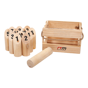 Number Toss Wooden Set Outdoor Games with Carry Case