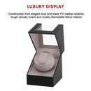 Automatic Watch Winder Display Box Case Motor Rotation Storage PU Leather-11