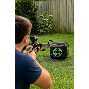 Archery 3D Dice Target Cube Reusable 18 Sides 23CM Self Healing XPE Foam Target - 0