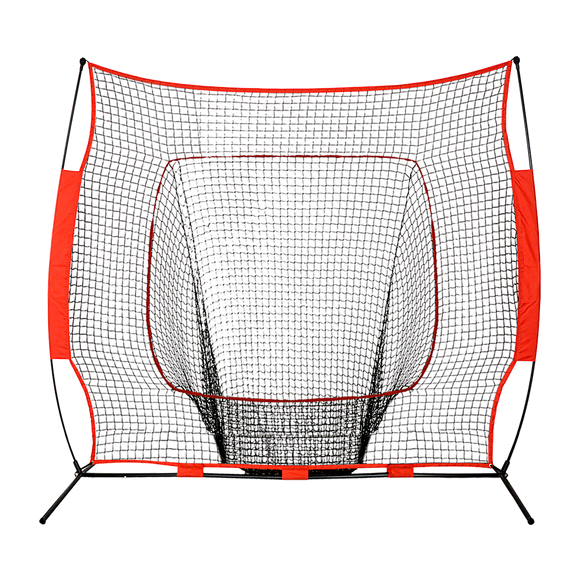 Portable Baseball Training Net Stand Softball Practice Sports Tennis