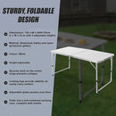Aluminium Folding Table 120cm Portable Indoor Outdoor Picnic Party Camping Tables-10