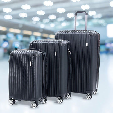 Delegate Suitcases Luggage Set 20" 24" 28"Carry On Trolley TSA Travel Bag - 0