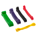 Resistance Band Loop Set of 5 Heavy Duty Gym Yoga Workout-4