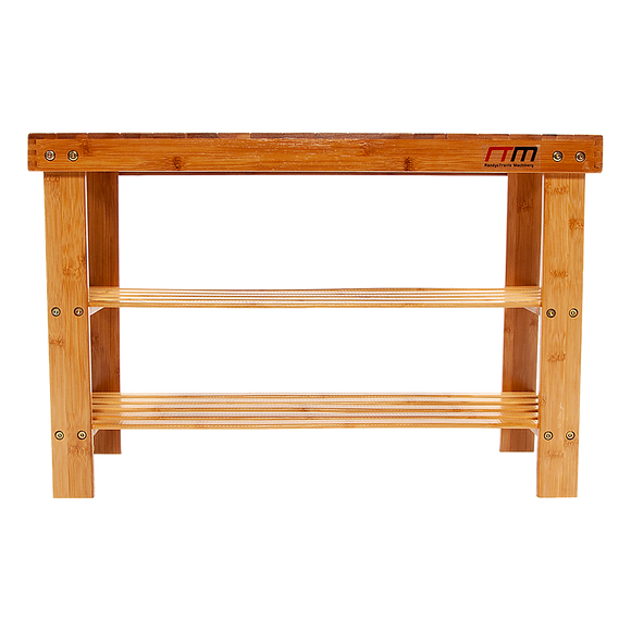 3 Tier Shoe Rack Bamboo Wooden Storage Shelf Stand Bench Cabinet Organiser