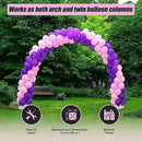 3x4m Full Set Balloon Arch Column Kit Floor Base Stand For Wedding & Party-5
