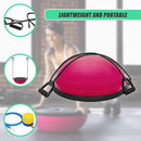 Yoga Balance Trainer Exercise Ball for Arm, Leg, Core Workout with Pump, 2 Resistance Bands-8
