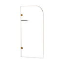 700 x 1450mm Frameless Bath Panel 10mm Glass Shower Screen By Della Francesca-1