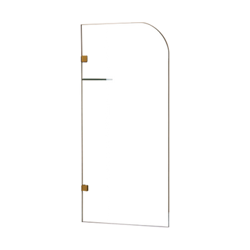 700 x 1450mm Frameless Bath Panel 10mm Glass Shower Screen By Della Francesca