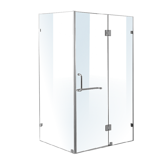 900 x 900mm Frameless 10mm Glass Shower Screen By Della Francesca