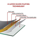 70cm Round Wall Mirror Bathroom Makeup Mirror by Della Francesca-7