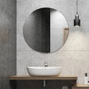 80cm Round Wall Mirror Bathroom Makeup Mirror by Della Francesca-6