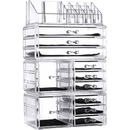 11 Drawers Clear Acrylic Tower Organiser Cosmetic jewellery Luxury Storage Cabinet-6