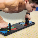 9 in 1 Push Up Board Yoga Bands Fitness Workout Train Gym Exercise Pushup Stand-2