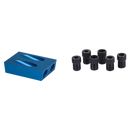 14X Pocket Hole Jig Kit Woodworking Drill Hole Locator Craft Carpenters + F Clip-4