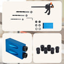 14X Pocket Hole Jig Kit Woodworking Drill Hole Locator Craft Carpenters + F Clip-8