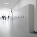 One-Door Office Gym Shed Clothing Locker Cabinet-4